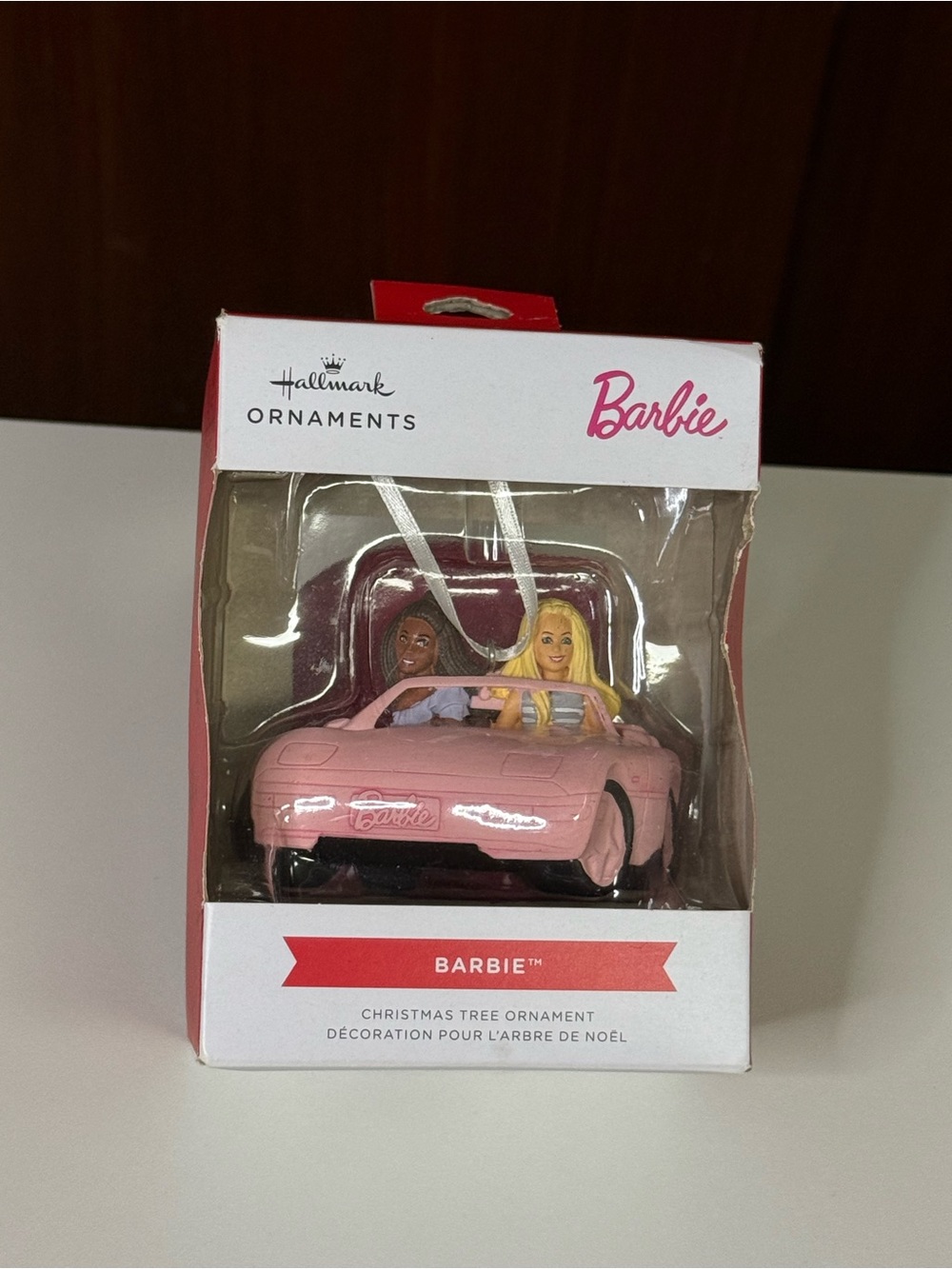 Hallmark Barbie Pink Convertible Ornament